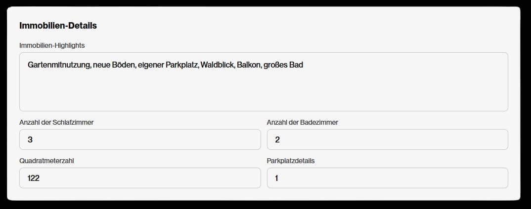 Screenshot der Auswahl des Stils und des Tons